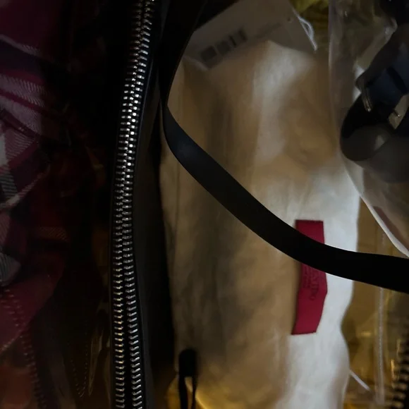 Valentino VLTN Clear Backpack with Black Accents